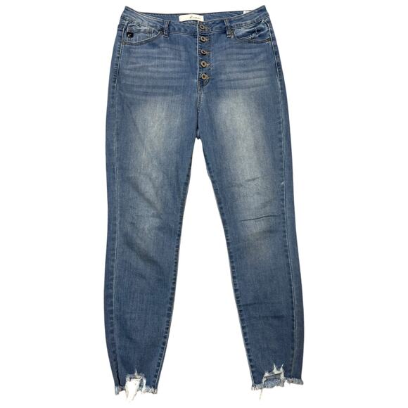 KanCan Greyson High Rise Super Skinny Jeans Button Fly Light Wash 11/29 - Picture 1 of 3